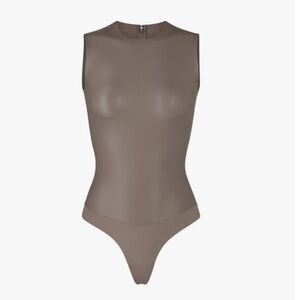 Skims Faux Leather bodysuit